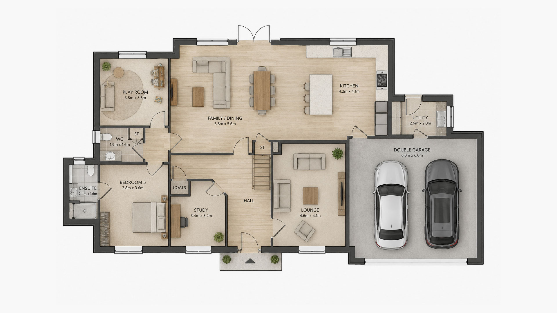 Think living space, not number of bedrooms